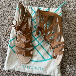 Suede Gladiator Sandals